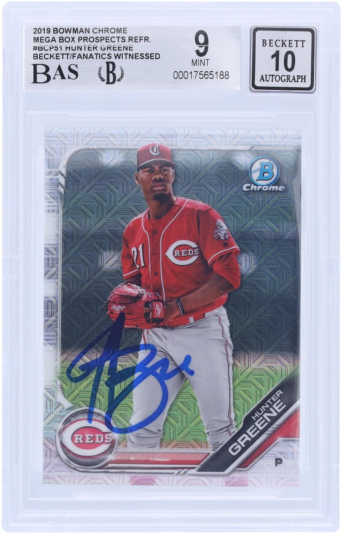 Autographed Baseball Card B773