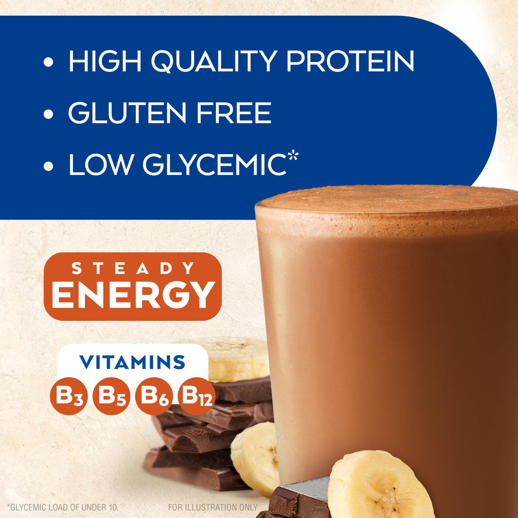 Chocolate Banana Protein Shake, 15g Protein, 2g Net Carb, 12 Count H4099