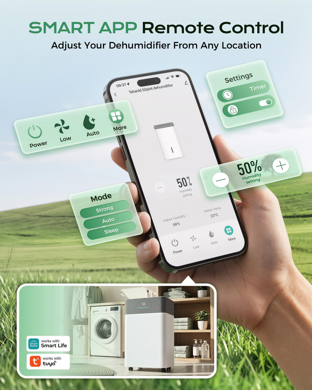 50 Pint Dehumidifier V149