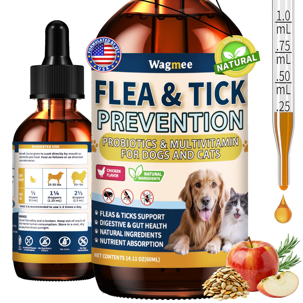 Flea and Tick Prevention for Cats and Dogs Drops N48948