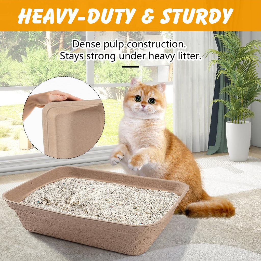 Disposable Cat Litter Box 9-Pack I6202