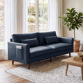 Faux Leather 3-Seater with Side Pocket N6681