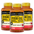 Omega 3 Fish Oil 1000mg 90 Softgels Pack of 3 O3479