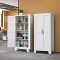 White Metal Storage Cabinet X2874