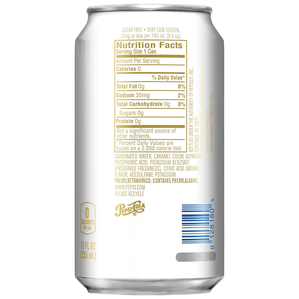 Caffeine Free 12 ounce Cans 24 Count Y539