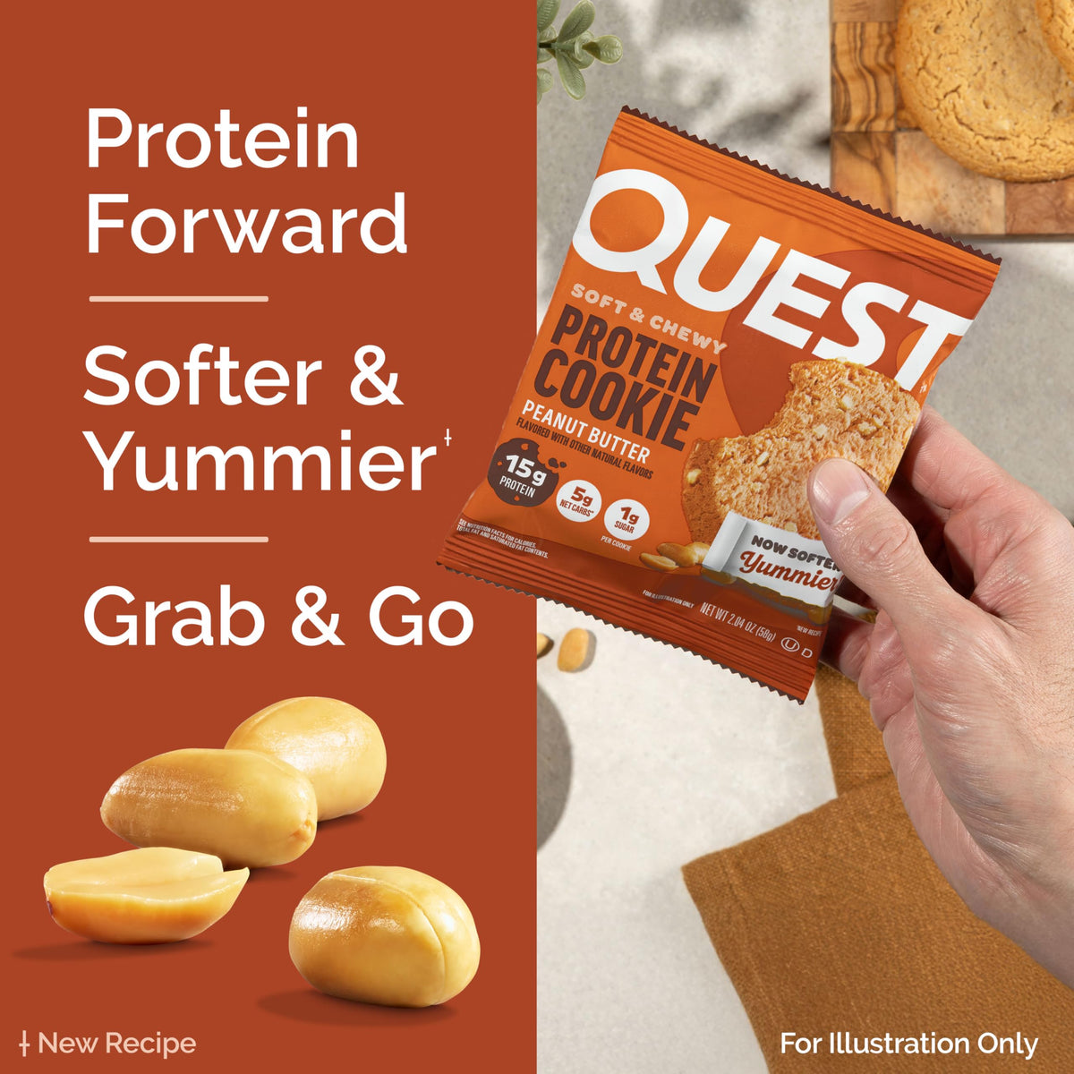 Peanut Butter Protein Cookie 12 Count E599562