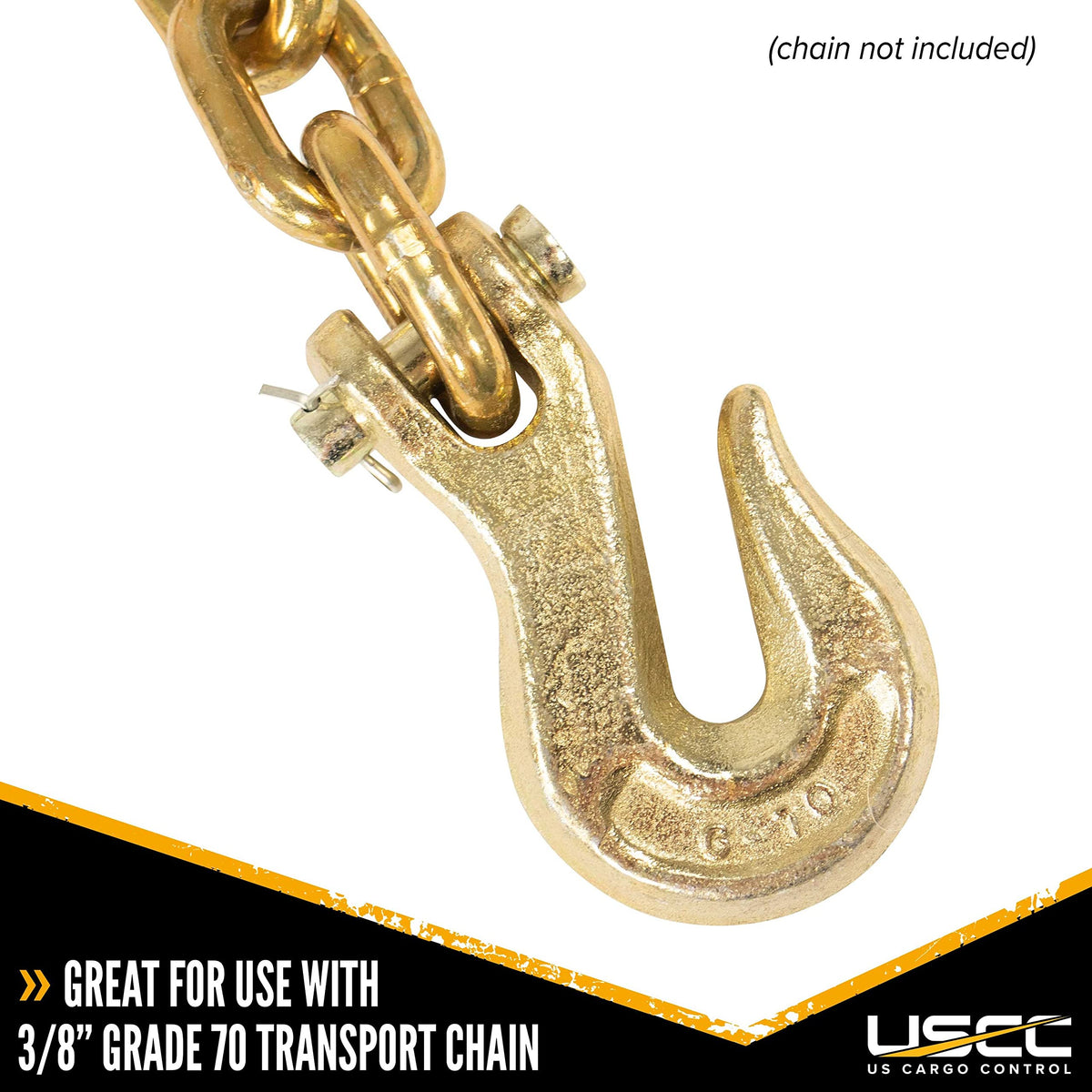 3/8 Inch Clevis Grab Hook 4-Pack Grade 70 J694654