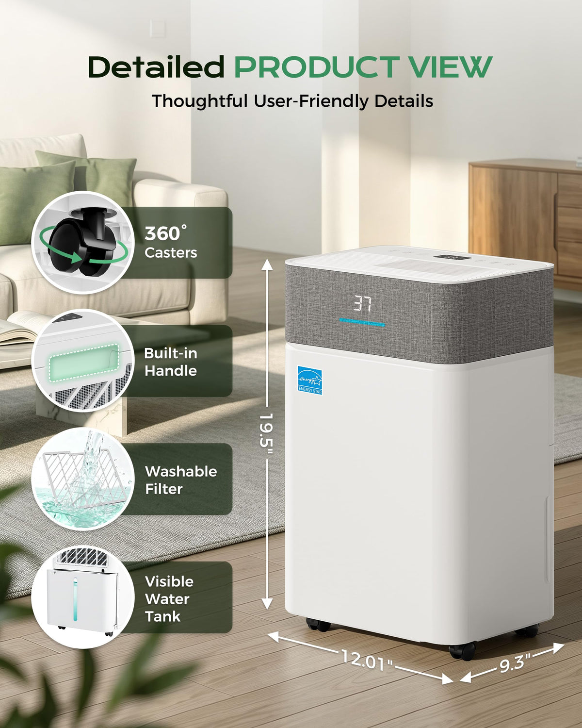 50 Pint Dehumidifier V149