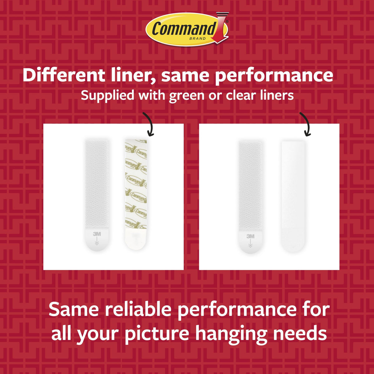 15 lb Large Picture Hanging Strips 14 Pairs White Adhesive G23768