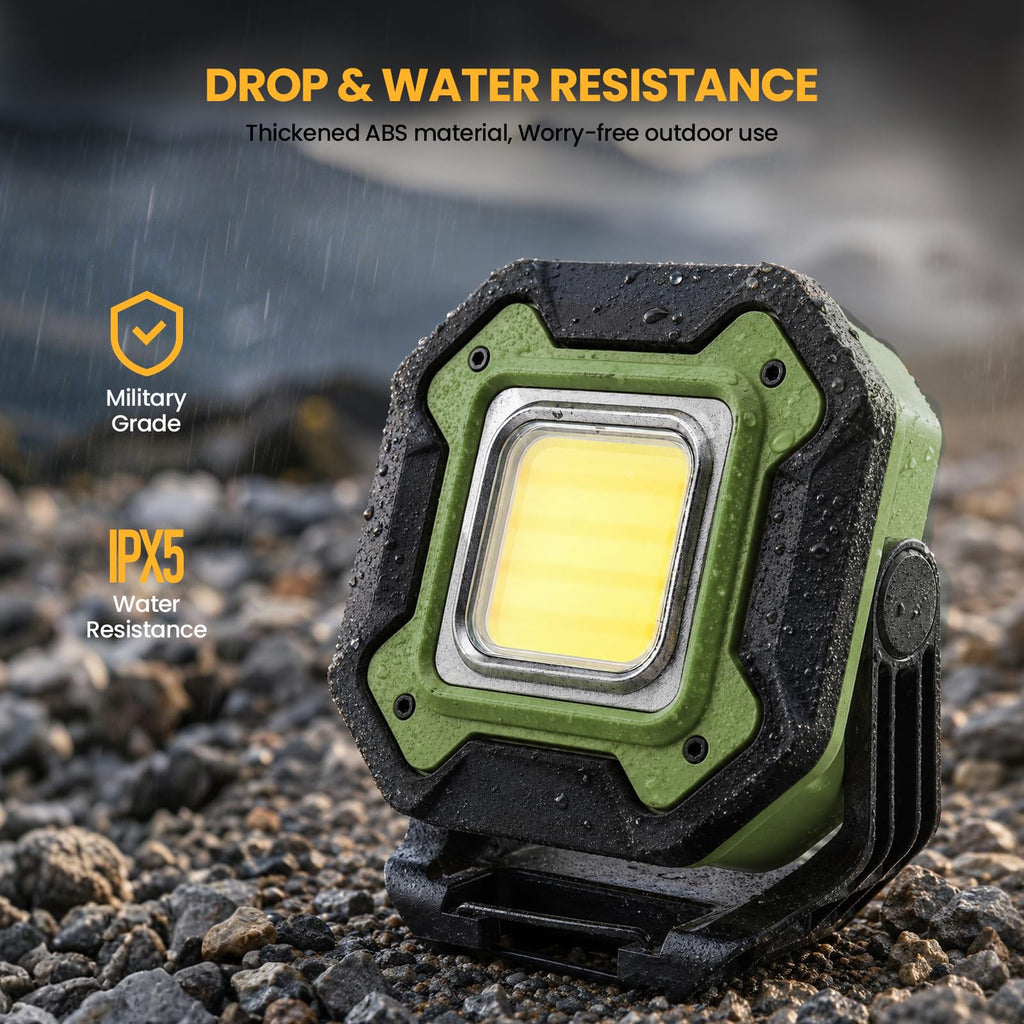 2-Pack 6000mAh Magnetic LED Work Light F1475