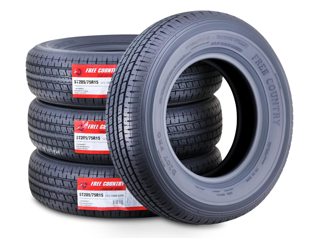 ST205/75R15 Trailer Tires Set of 4 X387195