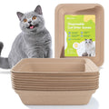 Disposable Cat Litter Box 9-Pack I6202