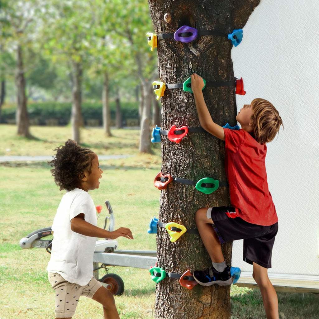 20 Tree Climbing Holds with 6 Ratchet Straps U831