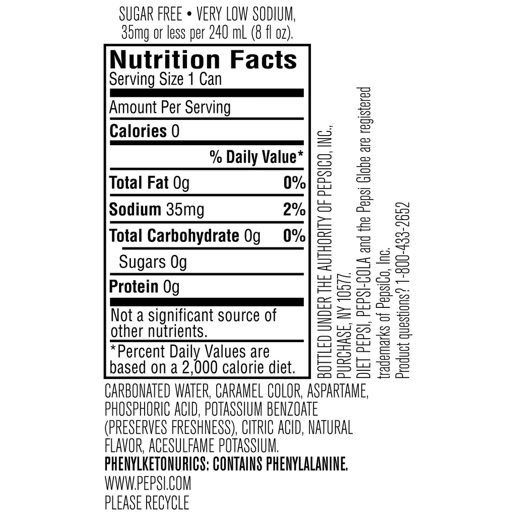 Caffeine Free 12 ounce Cans 24 Count Y539