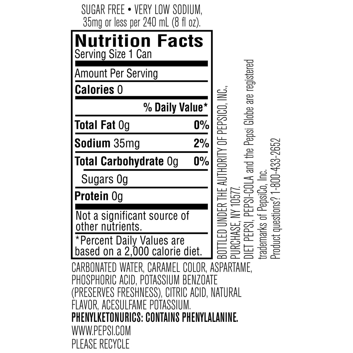 Caffeine Free 12 ounce Cans 24 Count Y539