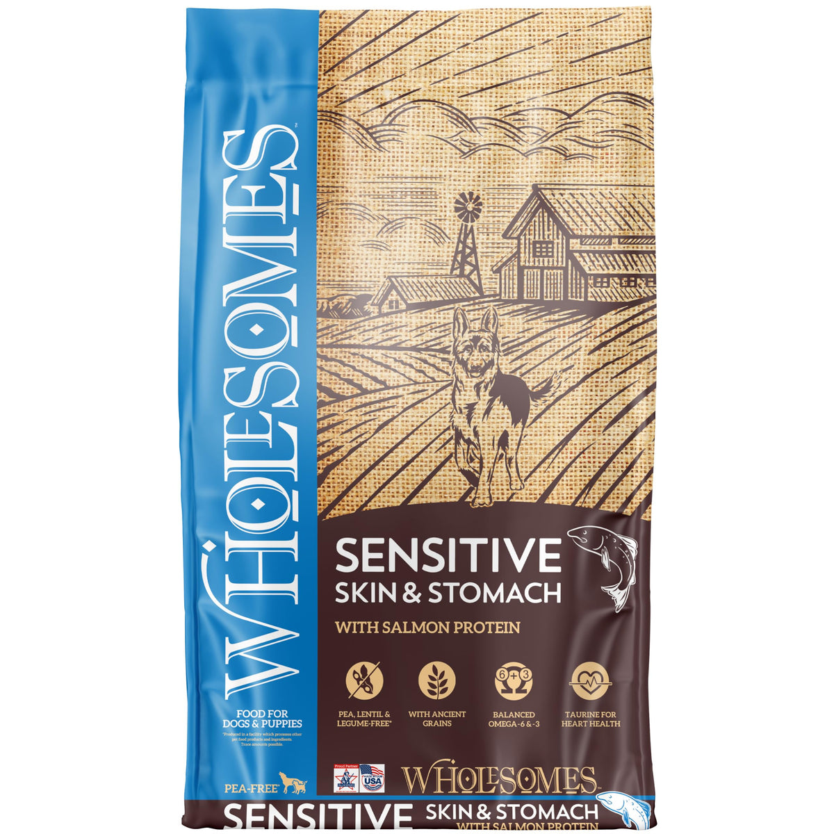 Salmon & Rice Dry Dog Food 12 lb E975168