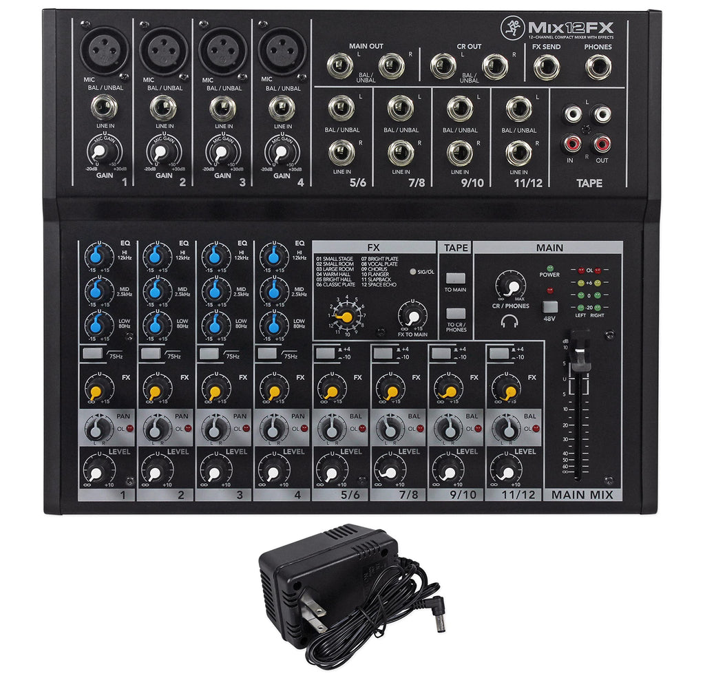 15" Powered PA Speakers 2-Pack with Mixer A5651