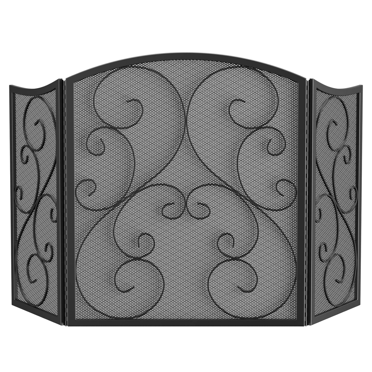 Wrought Iron Fireplace Screen 48×30 Inch P217