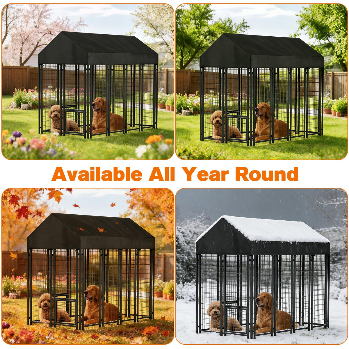 10' x 10' Waterproof 600D Oxford Dog Kennel Cover F783791