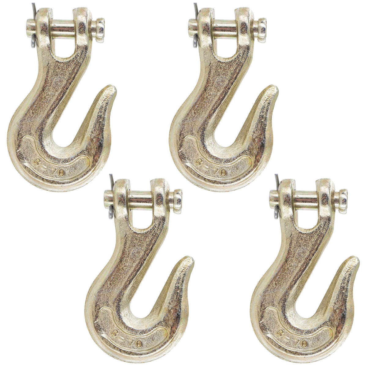 3/8 Inch Clevis Grab Hook 4-Pack Grade 70 J694654